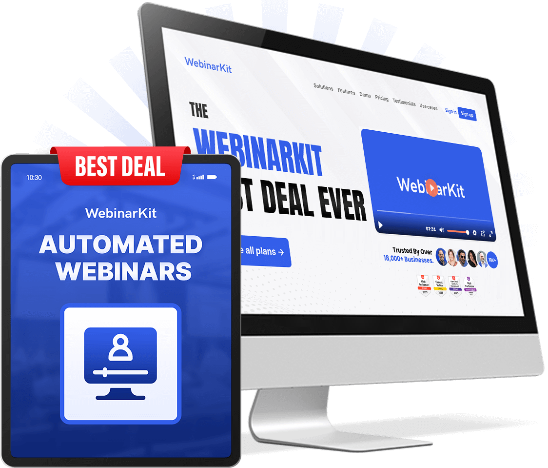 HatMan AI automated webinars product graphic